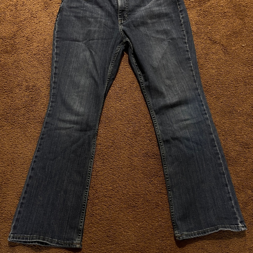 Lee Dark Blue Flare Women's Jeans